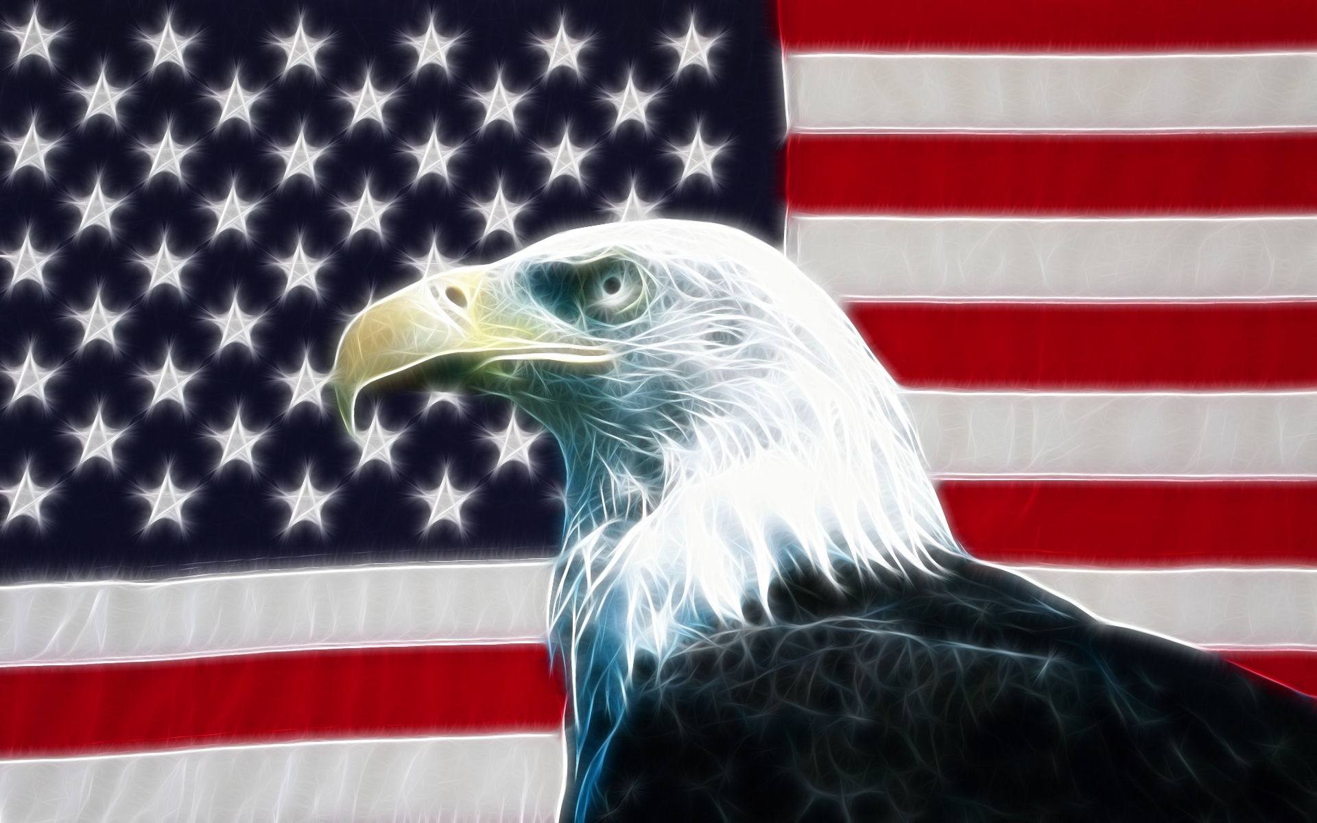 American Flag Eagle Wallpaper 003