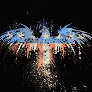 American Flag Eagle Wallpaper 007