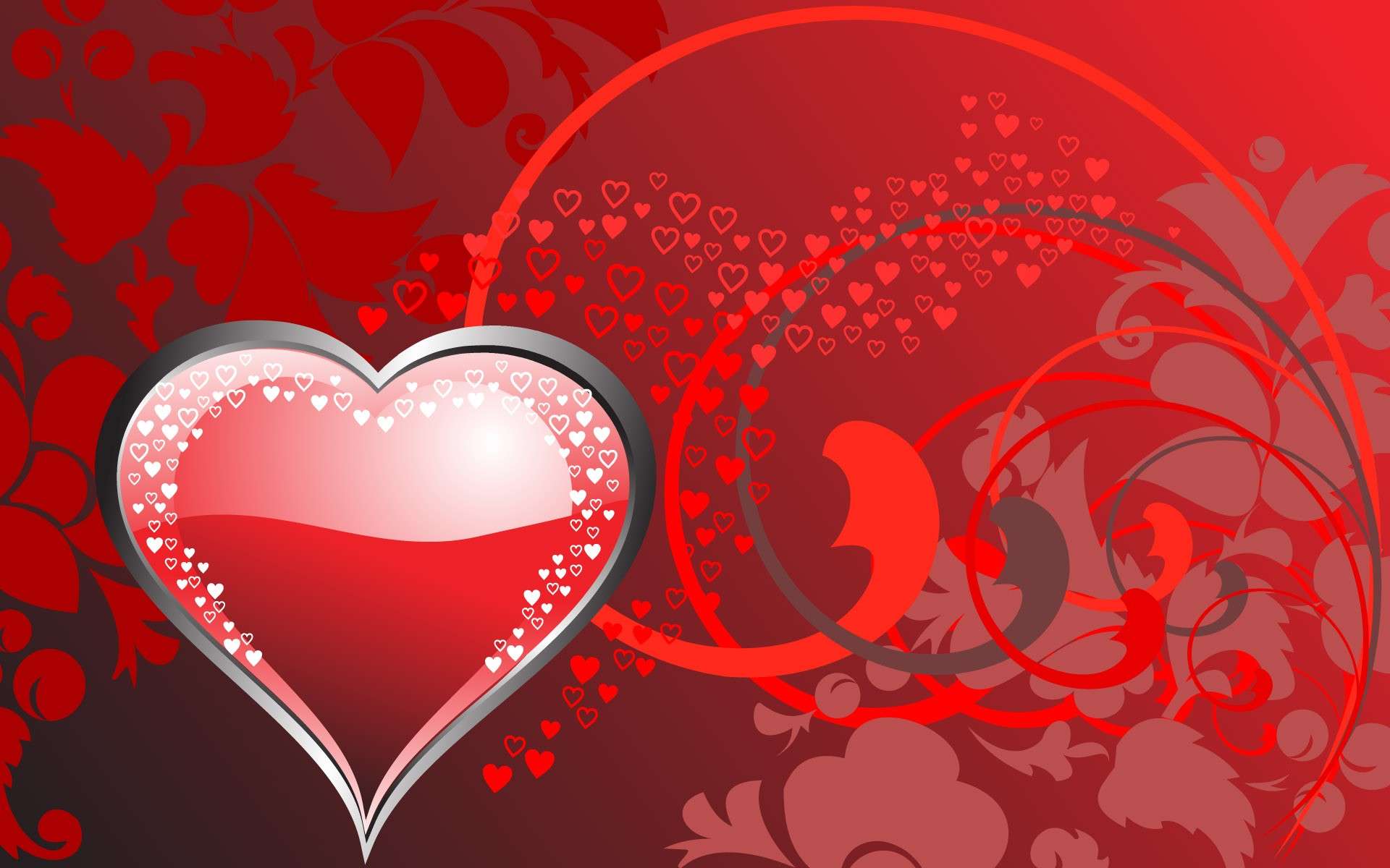Hearth Love Vector Wallpaper 028